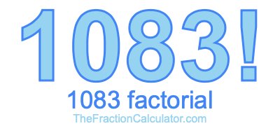 1083 Factorial