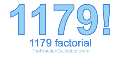 Factorial of 1179 1179 Factorial