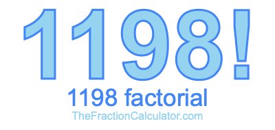 Factorial of 1198 1198 Factorial
