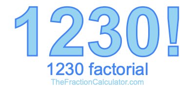 1230 Factorial