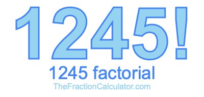 1245 Factorial