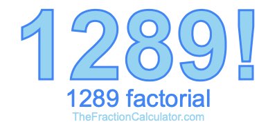 1289 Factorial