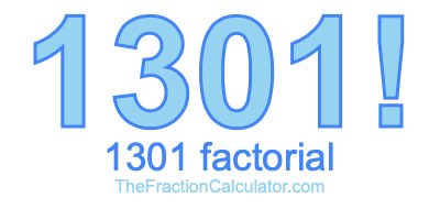 1301 Factorial