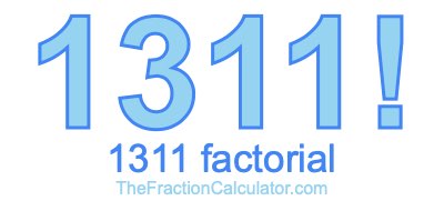 1311 Factorial
