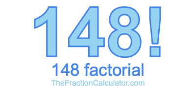 Factorial of 148 148 Factorial