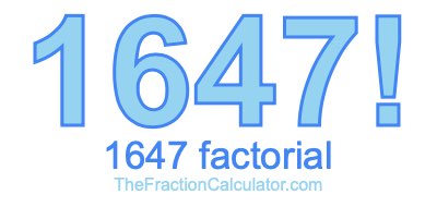 1647 Factorial