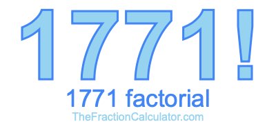 1771 Factorial