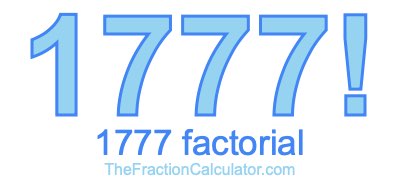 1777 Factorial