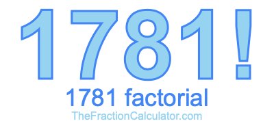 1781 Factorial