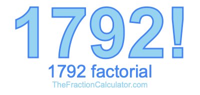 1792 Factorial