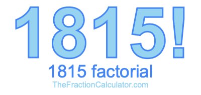 1815 Factorial