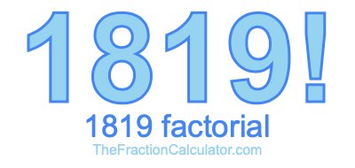 1819 Factorial