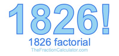 1826 Factorial