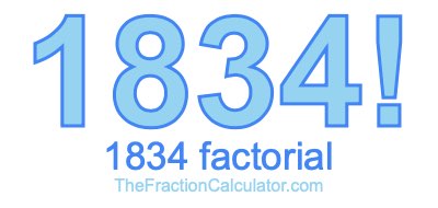 1834 Factorial