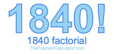 1840 Factorial