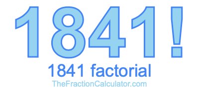 1841 Factorial