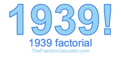 1939 Factorial