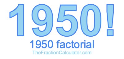 1950 Factorial