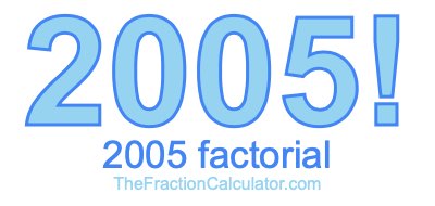 2005 Factorial