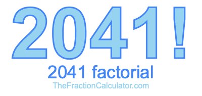 2041 Factorial