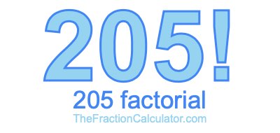 205 Factorial