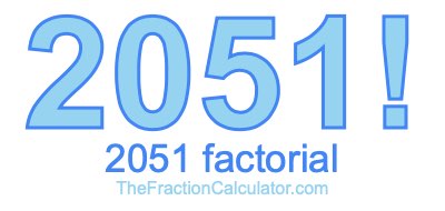 2051 Factorial