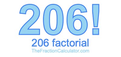 206 Factorial