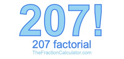 207 Factorial