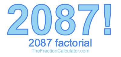 2087 Factorial