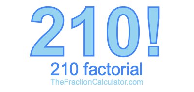 210 Factorial