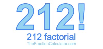 212 Factorial