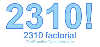 2310 Factorial