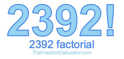 2392 Factorial