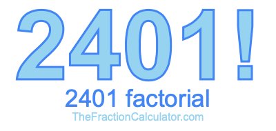 2401 Factorial