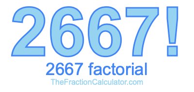 2667 Factorial