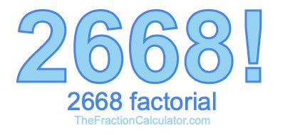 2668 Factorial