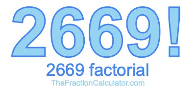 2669 Factorial
