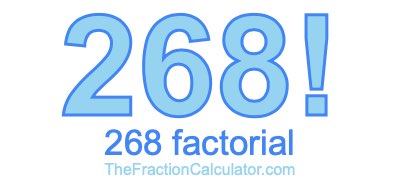 Factorial of 268 268 Factorial