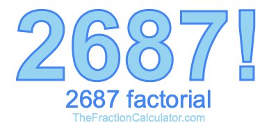 2687 Factorial