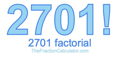 2701 Factorial