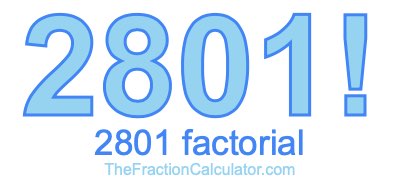 2801 Factorial
