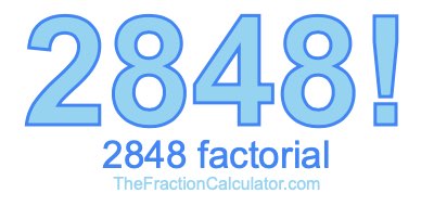 2848 Factorial