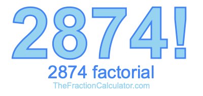 2874 Factorial