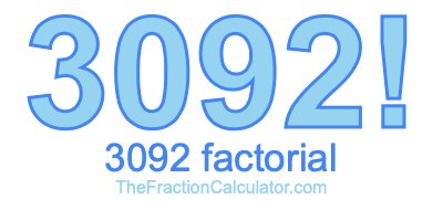 3092 Factorial