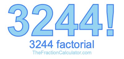 3244 Factorial