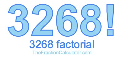 3268 Factorial