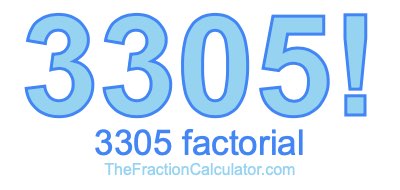 3305 Factorial