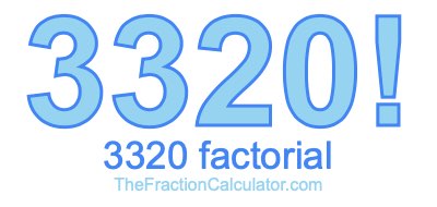 3320 Factorial