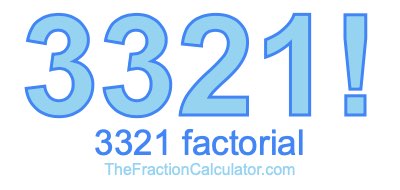 3321 Factorial