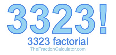 3323 Factorial